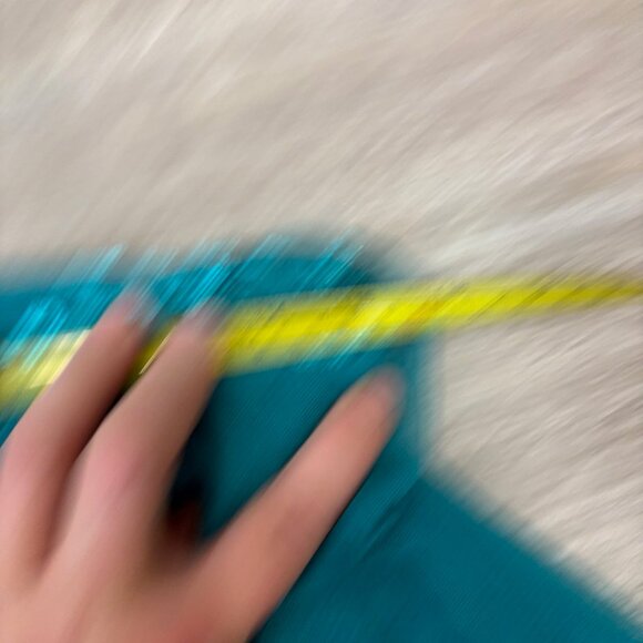 City Triangles Maxi Skirt Teal Sequin Tiered Prom Formal Party sz 2/4 - Picture 9 of 10